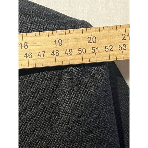 Hickey Freeman 44R Black Birdseye Blazer Brass Tone Buttons Lambswool Cashmere - Picture 10 of 14